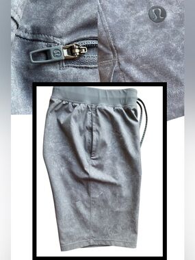 Lululemon T.H.E. Shorts Mens Medium Gray 9” Inseam Unlined Training Gym Workout